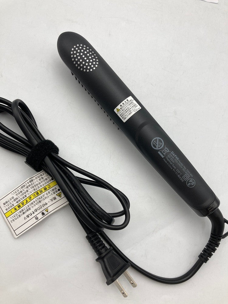 ヤーマン DAFNI nano ダフニナノ ブラシ型ヘアアイロン ブラック パープル DH1.6N 中古 D4