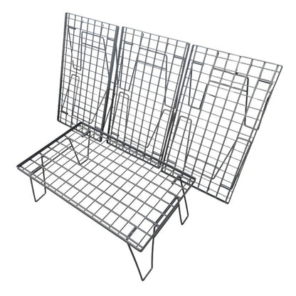 CAMPING MOON キャンピングムーン スチール製フィールドラック T-230 2×2セット (4個セット) 中古 H4