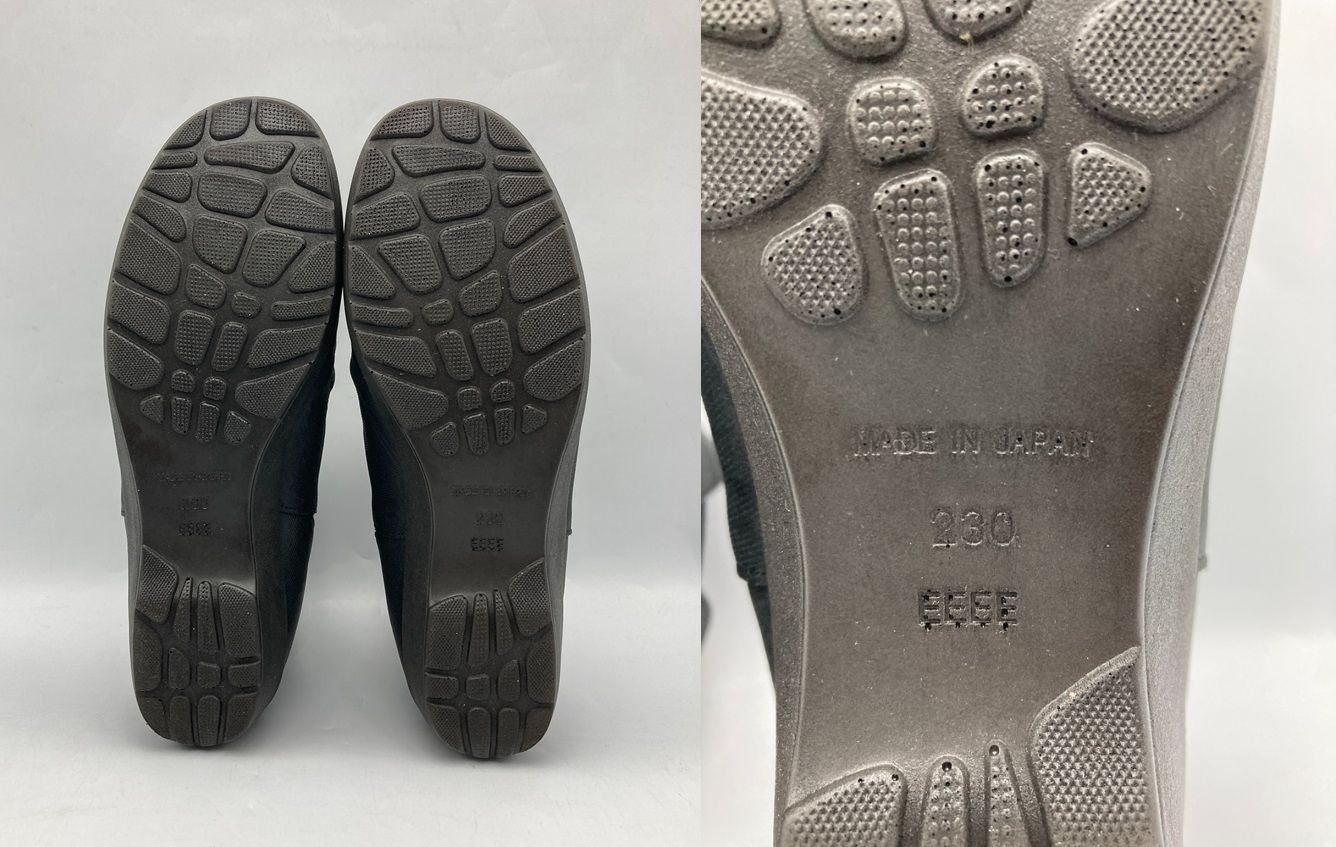 io comme io イオコムイオ サイドゴア ショートブーツ 23.0cm 中古 D4