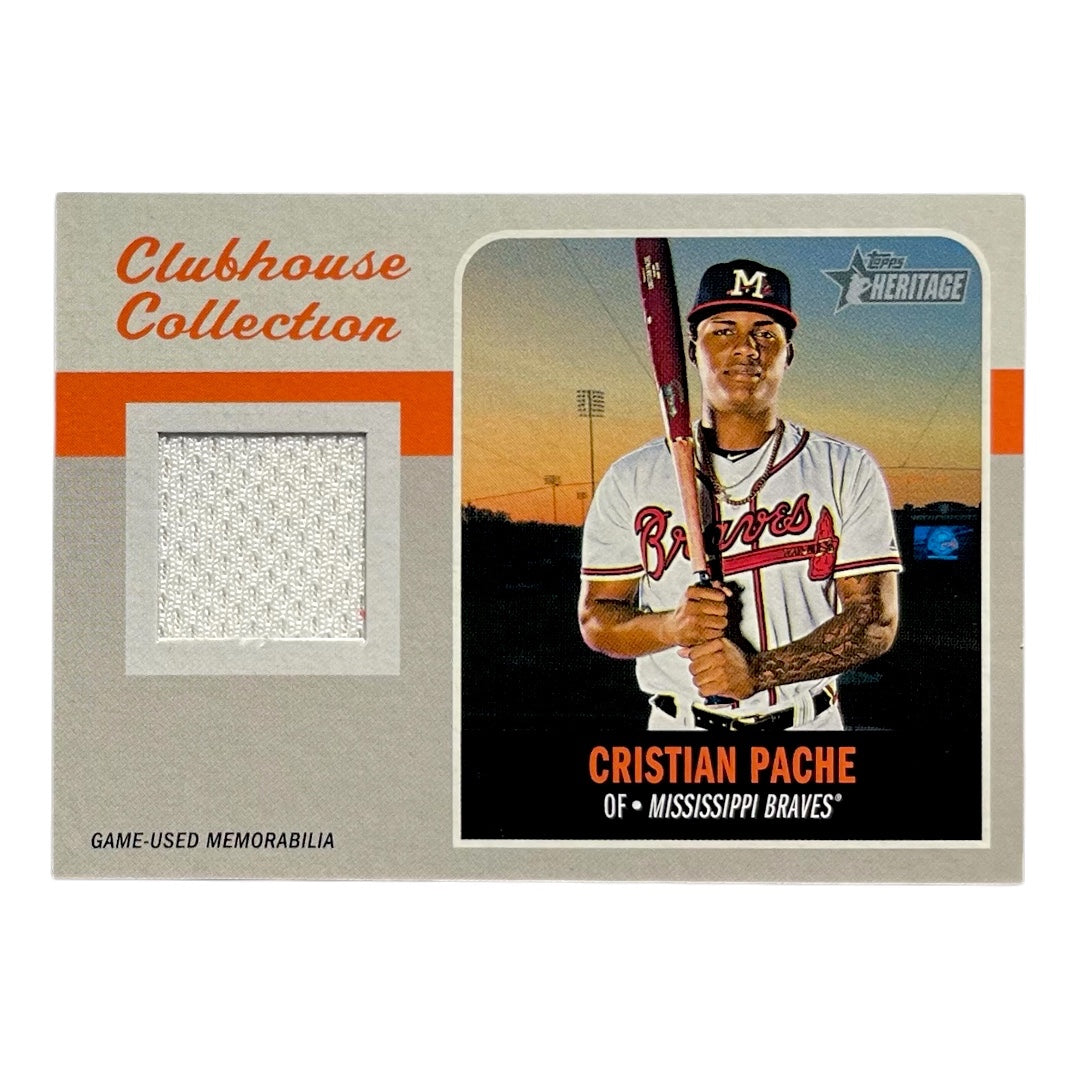 TOPPS MLBカード HERITAGE CRISTIAN PACHE MISSISSIPPI BRAVES #CCR-CP 中古 IT2
