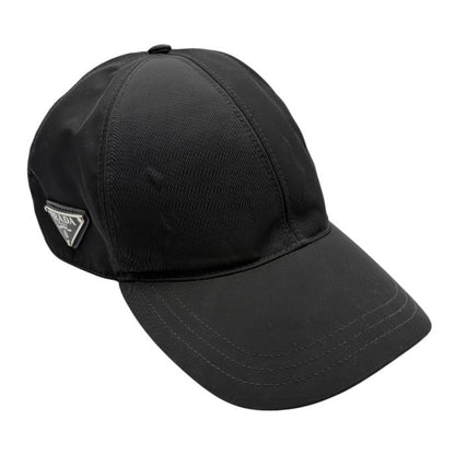 PRADA プラダ ベースボールキャップ ユニセックス ナイロン ブラック Lサイズ 2HC274 2DMI 帽子 キャップ ブランド 中古 W４