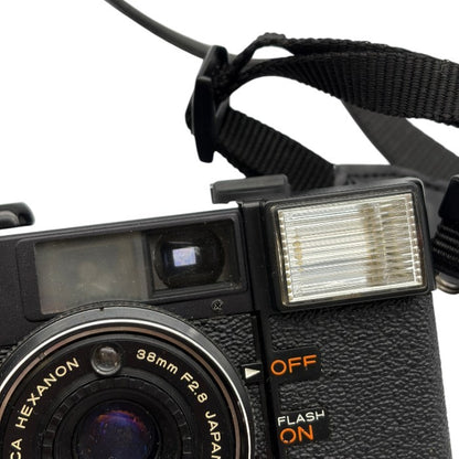 ジャンク品 Konica コニカ C35 EF フィルムカメラ カメラ コンパクト ヴィンテージ ピッカリコニカ 中古 W1