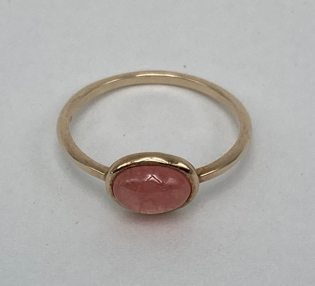 COCOSHNIK ココシュニック K10 ロードクロサイト オーバルカボション リング 10号 中古 D4