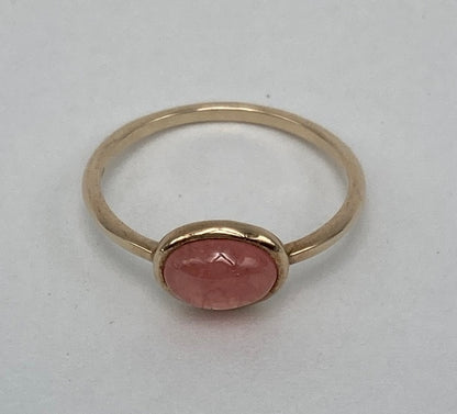 COCOSHNIK ココシュニック K10 ロードクロサイト オーバルカボション リング 10号 中古 D4