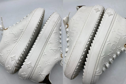 LOUIS VUITTON ルイヴィトン タイムアウトライン スニーカー サイズ35.5 レディース 中古 D4