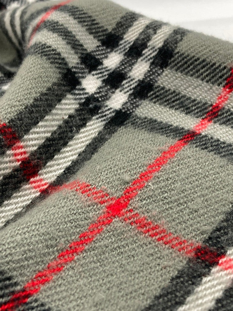 Burberrys バーバリーズ 英国製 ラムウール マフラー 中古 D4