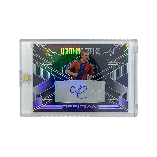 PANINI サッカーカード OBSIDIAN LUIS ENRIQUE BARCELONA 19/20 #LS-LE 中古 IT1