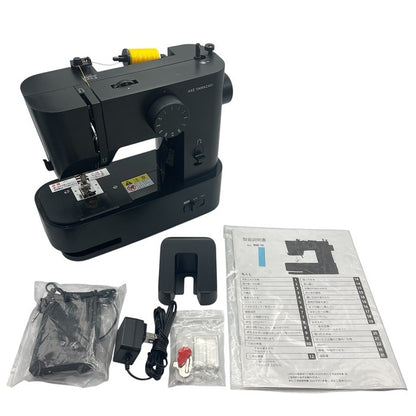 AXE YAMAZAKI ミシン MM-10 スタイリッシュ コンパクト 縫物 育児 家事 携帯 裾上げ 中古 R4