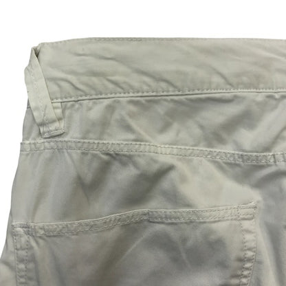 EMPORIO ARMANI エンポリオアルマーニ パンツ メンズ コットン スリムフィット ズボン ホワイト 28インチ J08SA 中古 T1