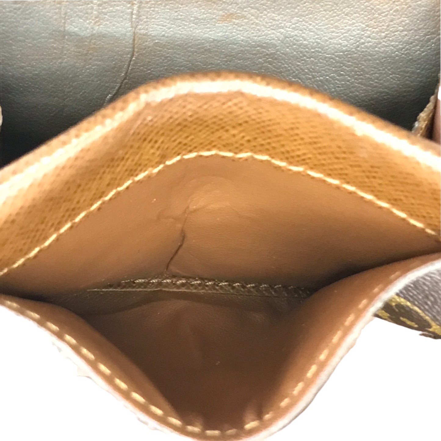 LOUIS VUITTON ルイヴィトン モノグラム ポルトモネ プラ コインケース ユニセックス ボタン開閉 小銭入れ ブラウン M61930 中古 T1