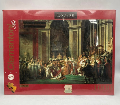 Clementoni 皇帝ナポレオン1世と皇后ジョゼフィーヌの戴冠式 1000ピース ジグソーパズル 中古 4