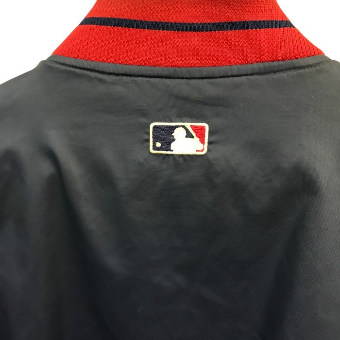 Majestic インディアンス スタジャン メンズ 秋冬 ナイロン ネイビー/レッド XLサイズ 中古 M1