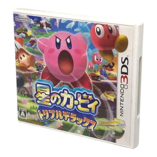 任天堂 Nintendo 3DS 星のカービィ トリプルデラックス  中古 a4