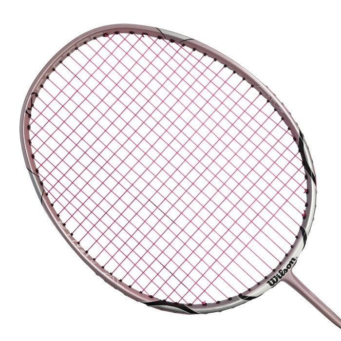 Wilson ウィルソン バドミントン ラケット (K)AROPHITE BLACK ピンク 3U/G5サイズ DYNA PX 3000 中古 T1