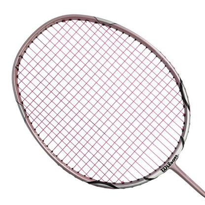 Wilson ウィルソン バドミントン ラケット (K)AROPHITE BLACK ピンク 3U/G5サイズ DYNA PX 3000 中古 T1