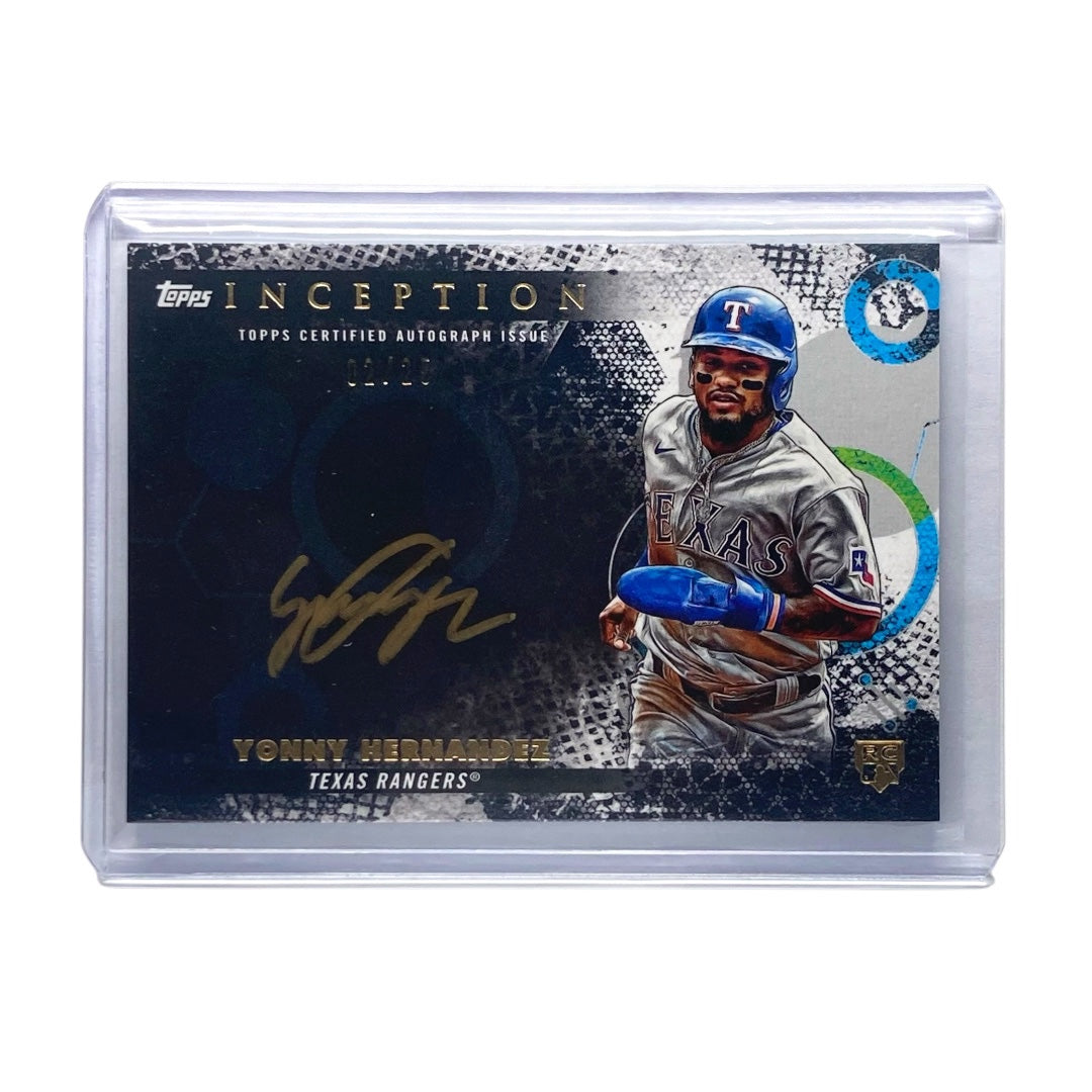 TOPPS MLBカード INCEPTION YONNY HERNANDEZ RANGERS 02/25 #ISS-YH 中古 IT2
