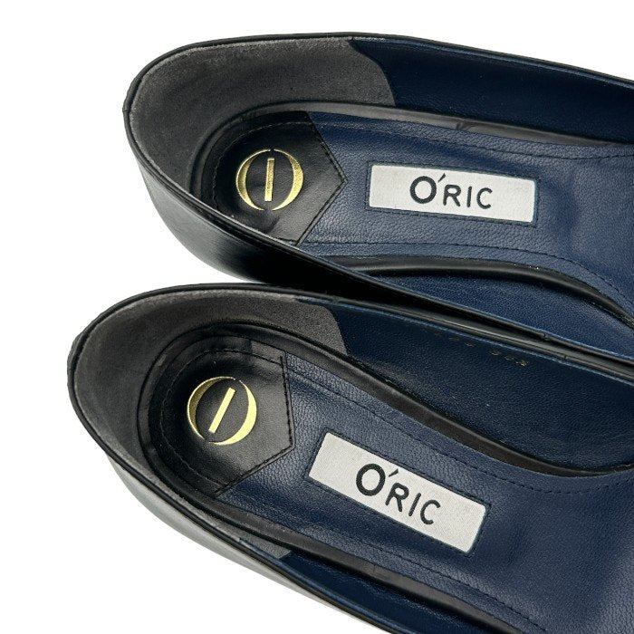 O'RIC オーリック GILLES ラウンドトゥ レディース パンプス 35 1/2 (約22.5cm)  中古 W４