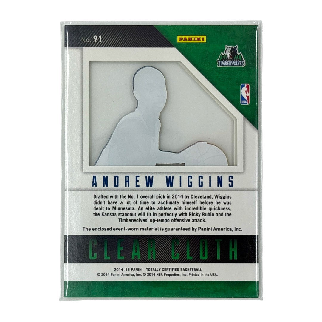 PANINI NBAカード TOTALLY CERTIFIED ANDREW WIGGINS TIMBERWOLVES 038/299 #91 中古 IT1