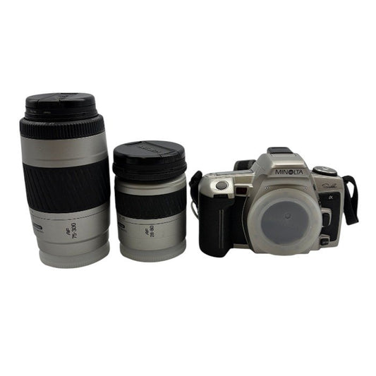 ジャンク品 MINOLTA ミノルタ Sweet α 一眼レフ フィルム カメラ ズームレンズ ヴィンテージ 家電 中古 W1