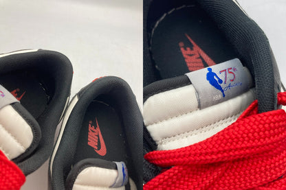 NBA×NIKE ナイキ ダンク ロー レトロ EMB 75thアニバーサリー シカゴブルズ スニーカー DD3363-100 サイズ28.5cm 中古 D4