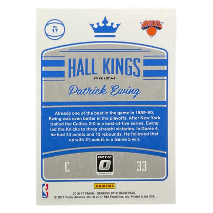 PANINI NBAカード DONRUSS OPTIC PRIZM PATRICK EWING KNICKS #17 中古 IT2