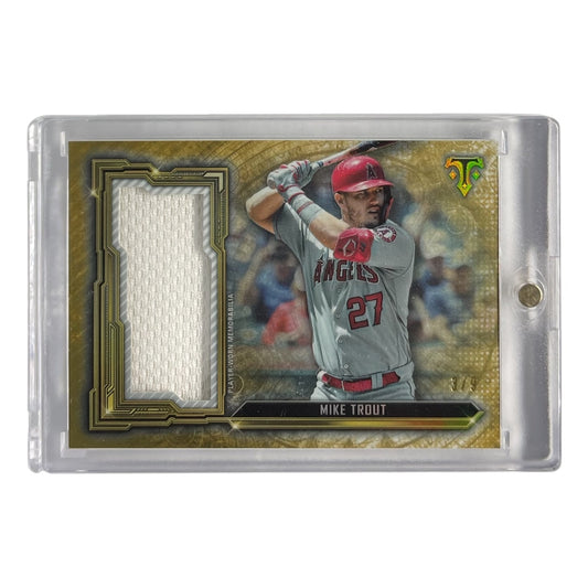 TOPPS MLBカード TRIPLE THREADS MIKE TROUT ANGELS /9 #SJR-MTR 中古 IT2