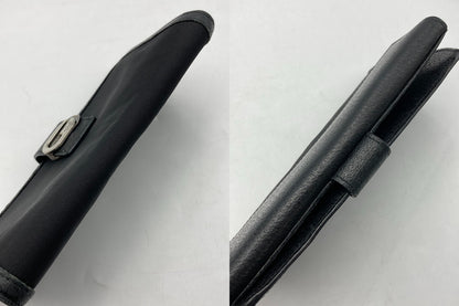 GUCCI グッチ キャンバスレザー Wホック 2つ折り長財布 035 0416 2109 中古 D4