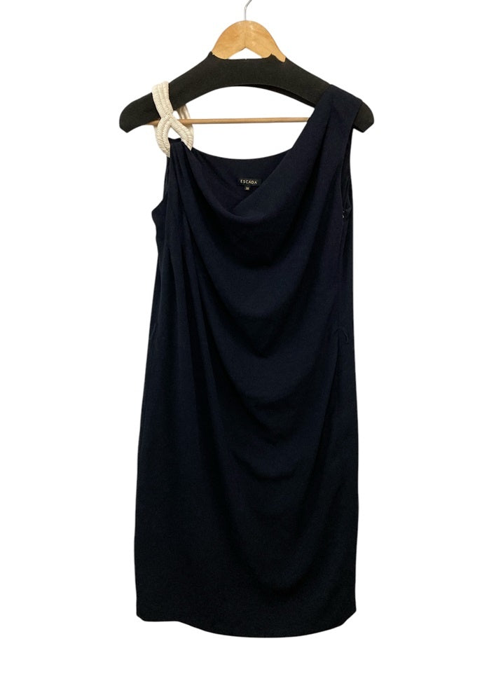 ESCADA エスカーダ ドレープ ノースリーブ ワンピース サイズ38 中古 D4