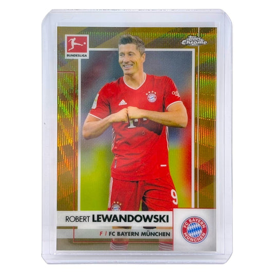 TOPPS サッカーカード CHROME ROBERT LEWANDOWSKI BAYERN MUNCHEN /50 #80 中古 IT1