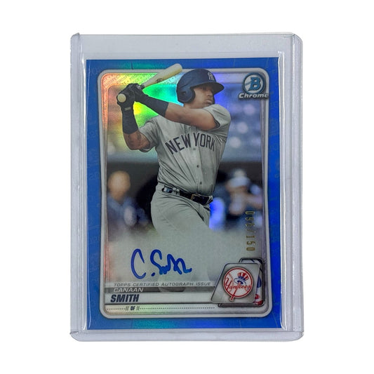TOPPS MLBカード BOWMAN CHROME CANAAN SMITH YANKEES 095/150 #CPA-CS 中古 IT1