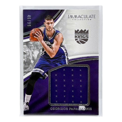 PANINI NBAカード IMMACULATE COLLECTION GEORGIOS PAPAGIANNIS SACRAMENTO KINGS /99 #SM-GPP 中古 IT1