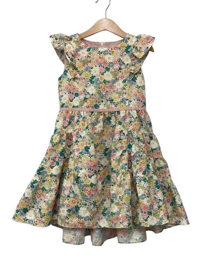 TOCCA トッカ キッズライン バンビ―ニ 花柄 ノースリーブワンピース 120cm 中古 D4