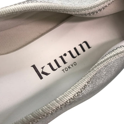 kurun tokyo クルントウキョウ Pauline-Foil Silvre 23.5cm 中古 Y1