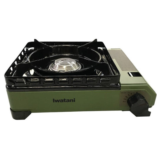 Iwatani イワタニ カセットコンロ カセットフー タフまるJr. オリーブ CB-ODX-JR 中古 Y1