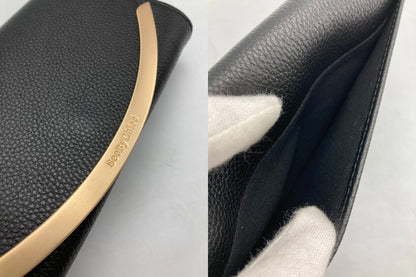 SEE BY CHLOE [シーバイクロエ] リジ― リッジ― 長財布 レディース CHS17WP582 ブラック 中古 D4
