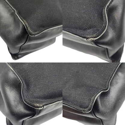 PRADA プラダスポーツ トートバッグ レディース ショルダー メッシュ 肩掛け 裏地あり レザー ブラック 中古 T1