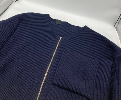 N.HOOLYWOOD エヌハリウッド ノーカラージップゲージカーディガン 272-KT04-033peg サイズ36 メンズ 中古 D4