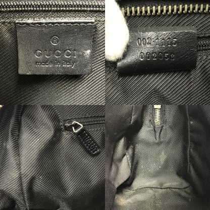 GUCCI グッチ ハンドバッグ レディース レザー セミショルダーバッグ トート ゴールド金具 ブラック 002 1115 中古 T1