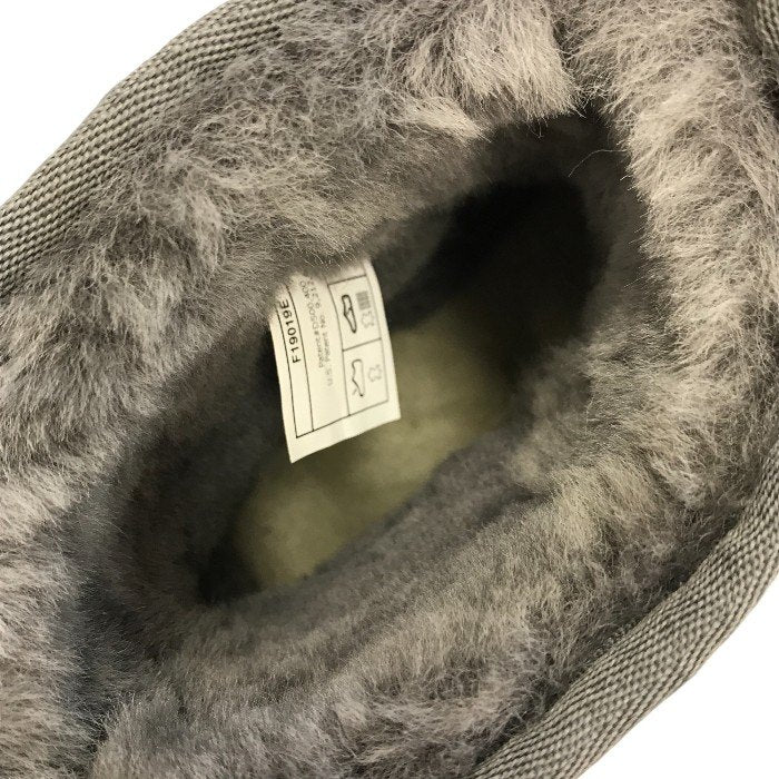 UGG アグ エッセンシャルミニ ムートンブーツ レディース ESSENTIAL MINI ウール グレー 24cm 1016063 中古 T1