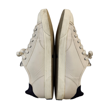 COACH コーチ スニーカー メンズ パンチング レザー ローカット レースアップ オフホワイト 27cm FG4671 中古 T1