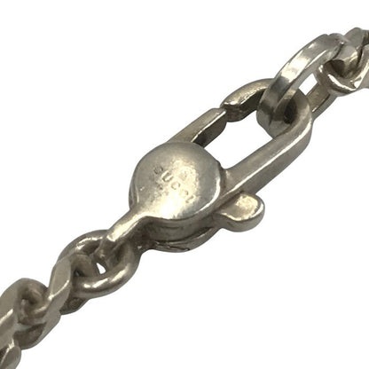 GUCCI グッチ ノットインフィニティ ネックレス シルバー925 喜平チェーン付き AG マット加工 ペンダント 中古 T1