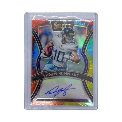 PANINI NFLカード SELECT PRIZM TIE DYE ADAM HUMPHRIES TENNESSEE TITANS 15/25 #SP-AH 中古 IT1