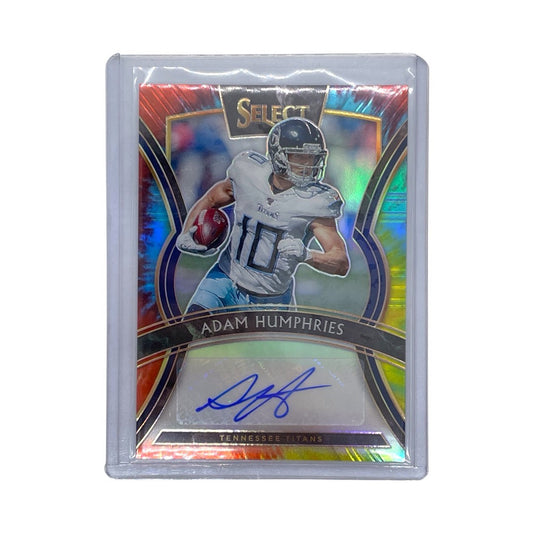 PANINI NFLカード SELECT PRIZM TIE DYE ADAM HUMPHRIES TENNESSEE TITANS 15/25 #SP-AH 中古 IT1