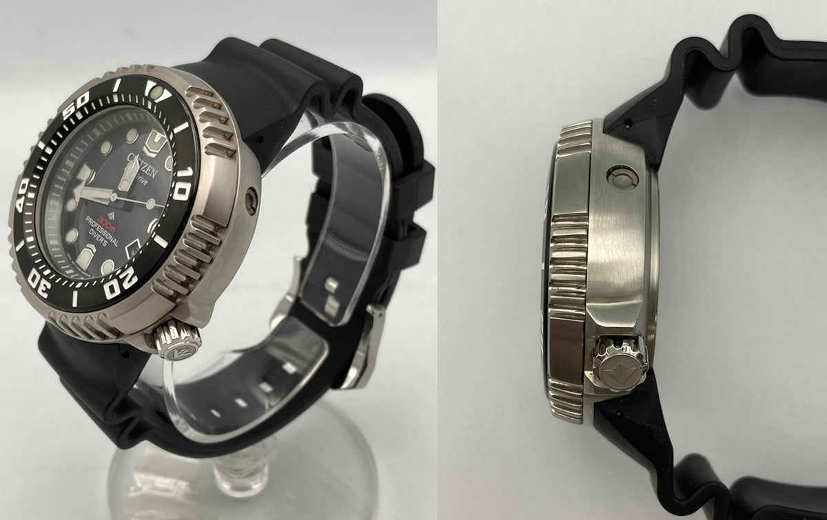 CITIZEN シチズン プロマスター MARINE-エコ・ドライブ プロフェッショナルダイバー 300m BN1024-01E 中古 D4