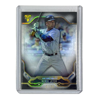 TOPPS MLBカード TRIPLE THREADS DEREK JETER NEW YORK YANKEES /50 #58 中古 IT1
