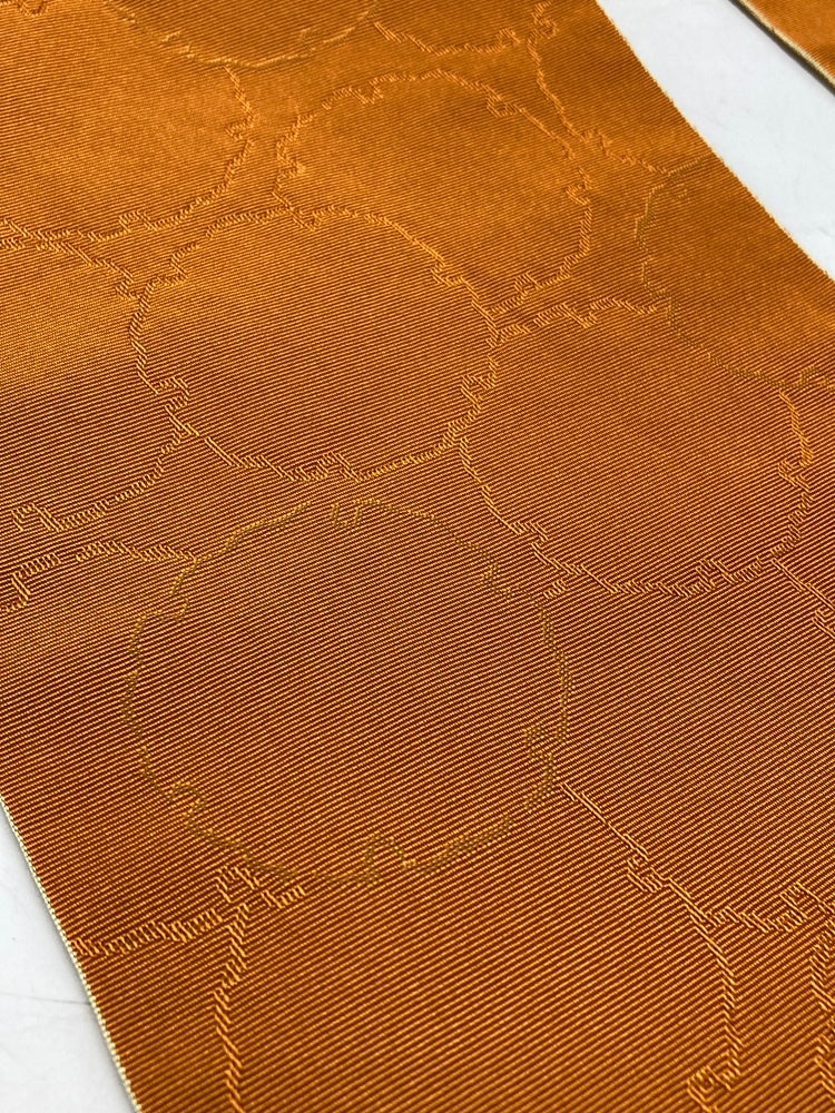 半幅帯 矢羽 矢羽根模様 中古 D4