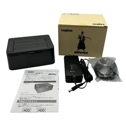 ロジテック エラースキップ機能搭載 SATAIII・10TB対応 2BAY スタンド型デュプリケーター LHR-2BDPU3ES Logitec 複製 デュプリケート 中古 W４