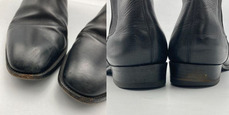 YVES SAINT LAURENT イヴサンローラン サイドゴア ブーツ 634195 サイズ40 メンズ 中古 D4