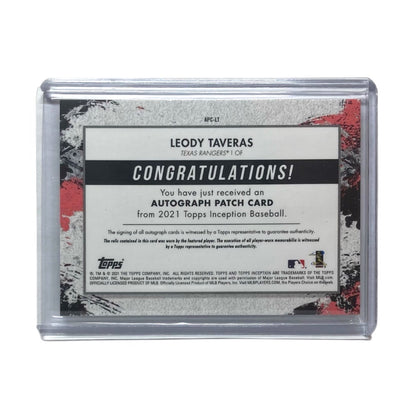 TOPPS MLBカード INCEPTION LEODY TAVERAS TEXAS RANGERS /199 #APC-LT 中古 IT2