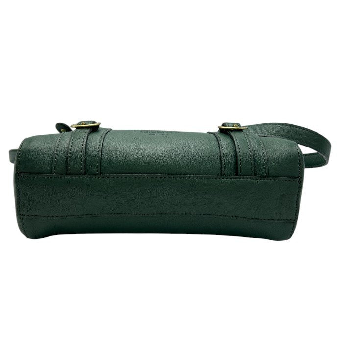 DAKOTA キューブ ショルダーバッグ グリーン ダコタ 鞄 牛革 レザー レディース おしゃれ 中古 W４